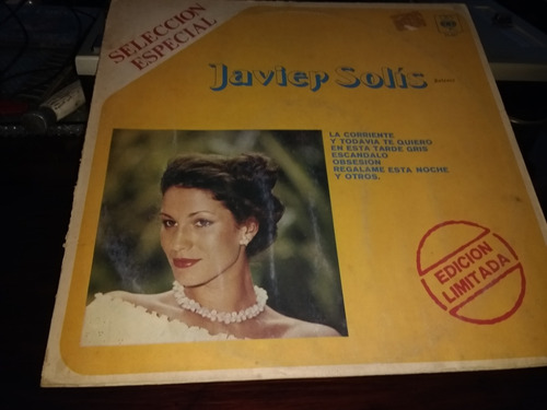 Javier Solis - Seleccion  Especial Vinilo