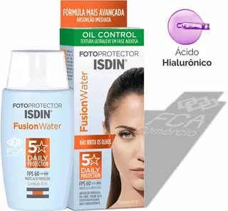 Fotoprotector Facial Isdin Fusion Water Fps60 - 50ml