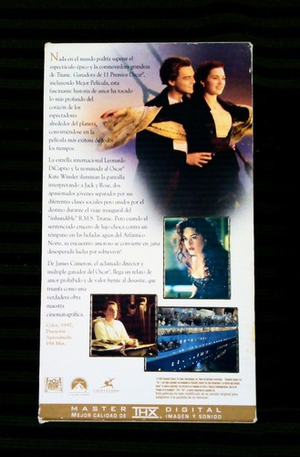 Titanic Película Vhs 1998 (Usado)