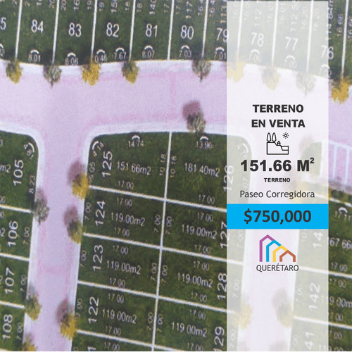 Venta De Terreno En Esquina Ciudad Maderas Coroneo