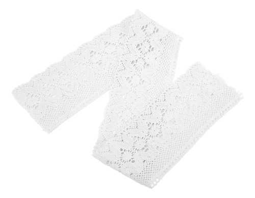 Encaje Blanco Blanco Para Cinta De Coser, Hilo De Algodón, 1