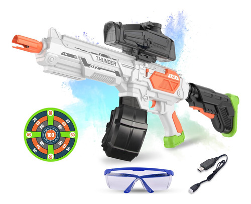 Blaster De Bola De Gel Grande Con Tambor, Blaster Automático