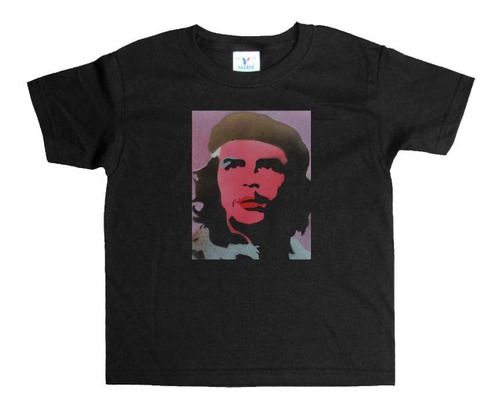 Remera Negra Che Guevara Art#20