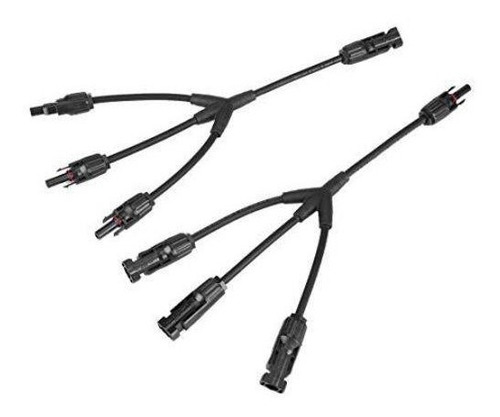 Imagem 1 de 2 de 4 Conector Mc4 Para Placas Solares Modelo Y3 30a -par