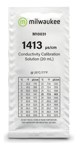 Solución De Calibración Ec Milwaukee 1413 Us/cm M10031b