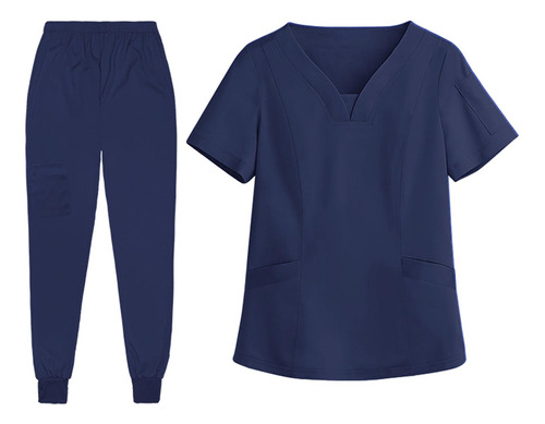 Conjunto De Traje Para Mujer, Uniforme Para Sg Azul Marino