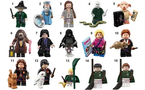 Boneco Harry Potter lego Bloco de montar Brinquedo Kit Boneco