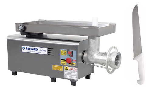 Moedor De Carne Profissional 1/2 Hp Boca10 Pbm10i Beccaro