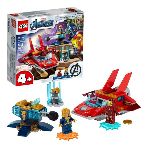 Lego Avenger Marvel Bloques Armables Iron Man Vs Thanos 