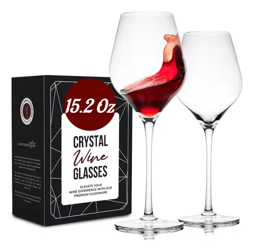 comprar Juego De 2 Copas De Vino De Cristal Gusto Nostro, Copas De V