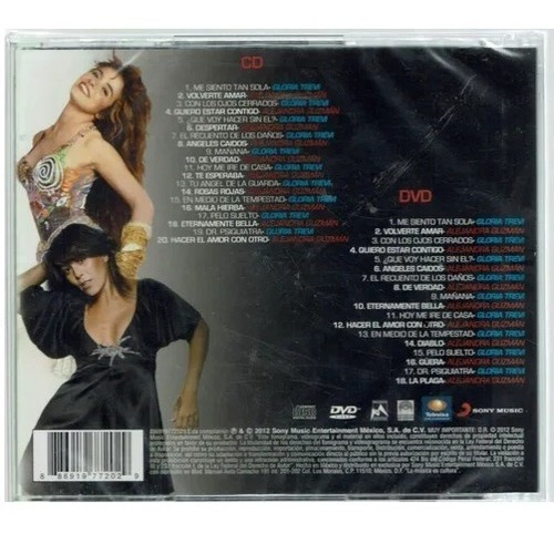 Frente A Frente Alejandra Guzman / Gloria Trevi Cd + Dvd