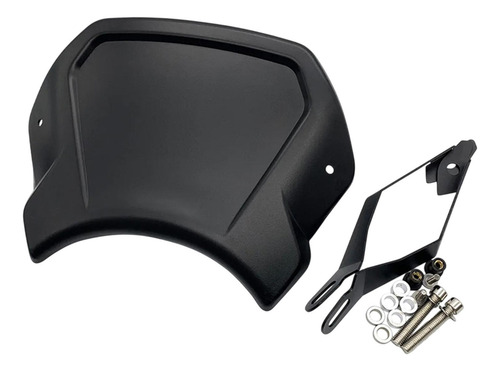 Parabrisas De Motocicleta, Placa Frontal, Deflector De Negro