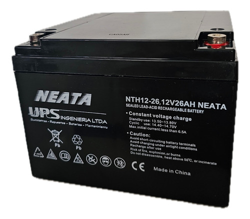 Batería Neata 12v 26ah - Ups Y Otros- 12 Voltios 26 Amperios