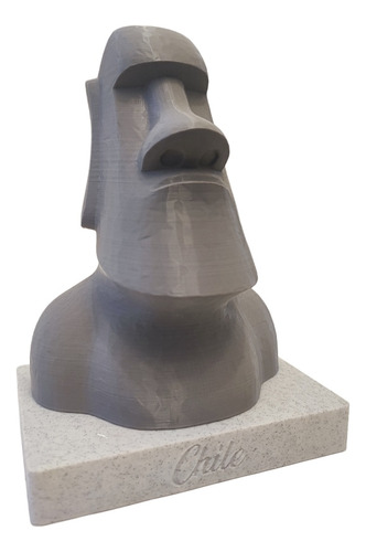 Busto Moai 3d