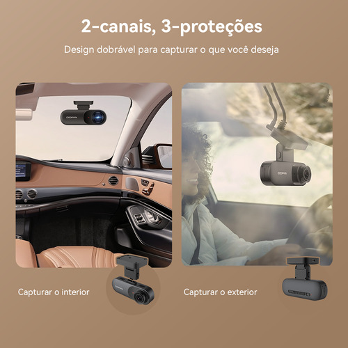 Câmera Veicular N3 Pro Gps Ddpai 1600p+1080p Wifi App Sr2.0 N3 Pro Gps+128gb