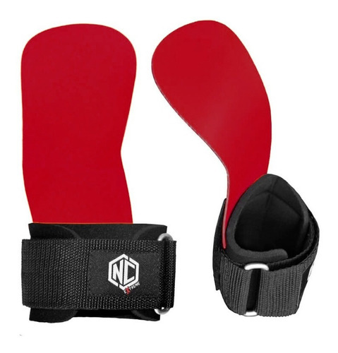 Hand Grip Crossfit Revolution Red Nc Extreme Luva Palmar Tamanho M