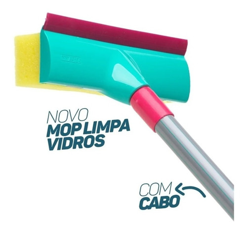 Mop Limpa Vidros Fit Com Cabo Noviça Bettanin