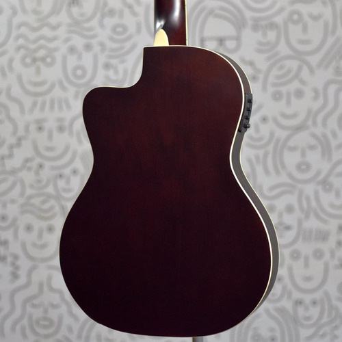 Violão Flat Nylon Tagima Elétrico Timbre Profissional Satin Cor Natural Amber Satin Material Do Diapasão Okoume Orientação Da Mão Destro