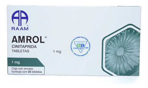 Amrol Cinitaprida 1mg C/25 Tabletas Raam