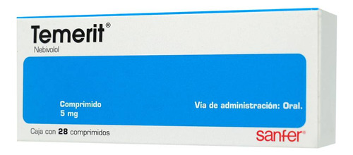 Temerit Comprimido 5 Mg, 28 Comprimidos