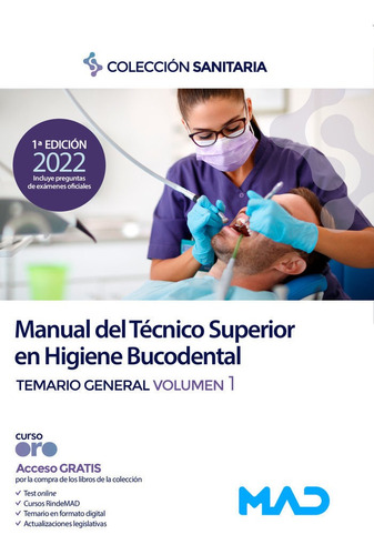 Libro Manual Tecnico Superior Higiene Bucodental. Temario...