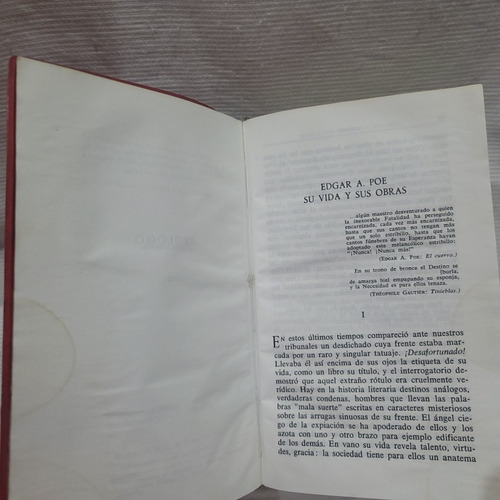 Imagen 10 de 10 de Narraciones Completas Edgar Allan Poe Aguilar Encuadernado