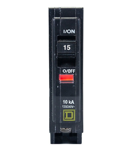 Pastilla Square D 15 Amp. Qo115 (pack 5pz)