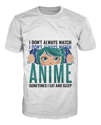Camiseta Anime Otaku Gaming Moda Exclusiva Personalizable 4
