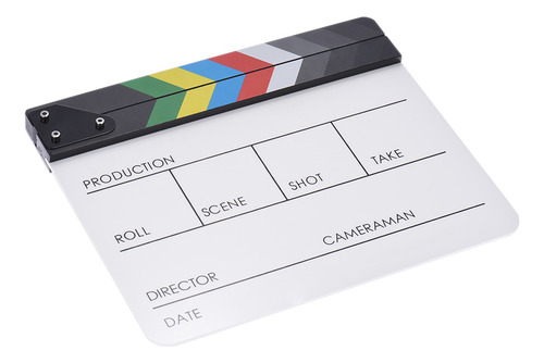 Ação Cinematográfica De Clapboard Para Cena Cortada Filme Cl