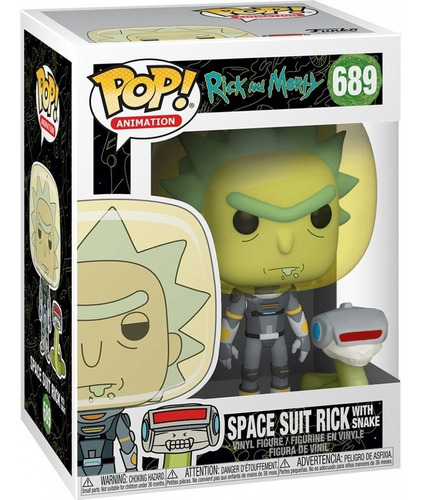 Funko Pop! Rick And Morty - Space Suit Rick With Snake #689