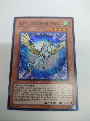 Crystal Beast Pegasus Súper Raro Yugioh