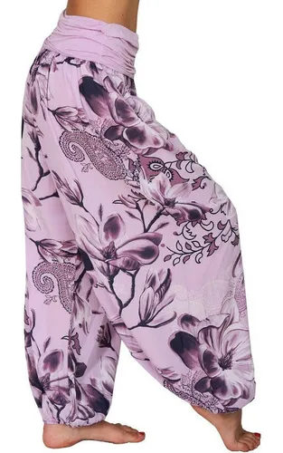 Pantalones Harem Hippie Boho Holgados Tallas Grandes Mujeres