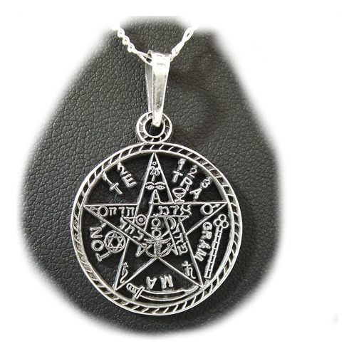 Dije Tetragramaton 2.1cm  Plata Solida 0.925