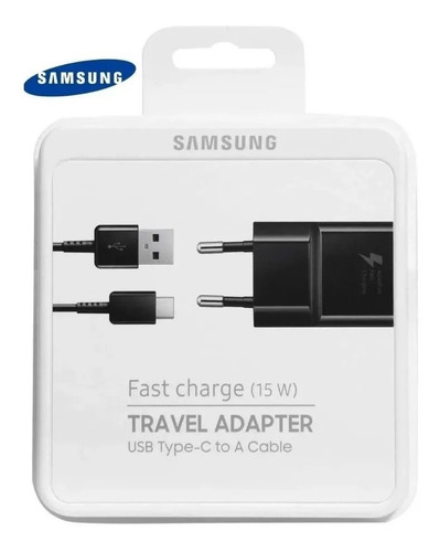 Imagem 1 de 2 de Carregador Turbo Samsung Fast Charge 15w Tipo C Anatel