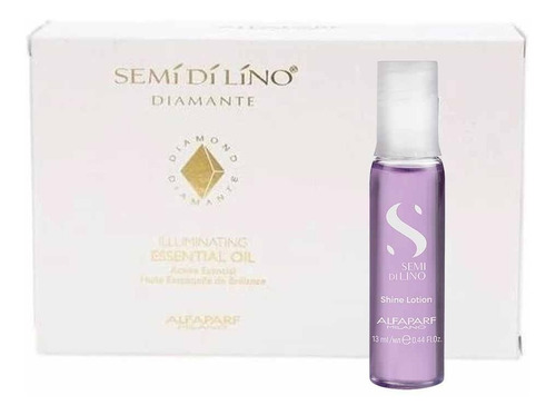 Ampolletas Alfaparf Semi Di Lino Shine Lotion Rosa 12x10ml