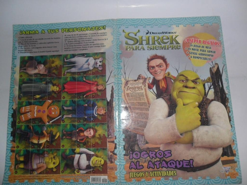 Shrek Para Siempre Ogro Al Ataque Dreamworks Troquelado