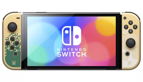 Nintendo Switch OLED 64GB The Legend of Zelda: Tears of the Kingdom Edition  cor verde e dourado e preto