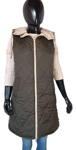 Chaleco Largo Reversible Dama