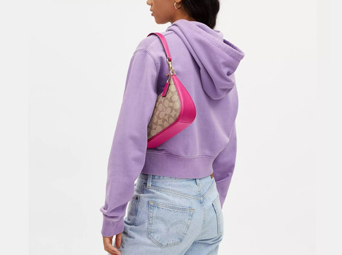 Bolsa Coach Teri Shoulder Bag In Signature Canvas
