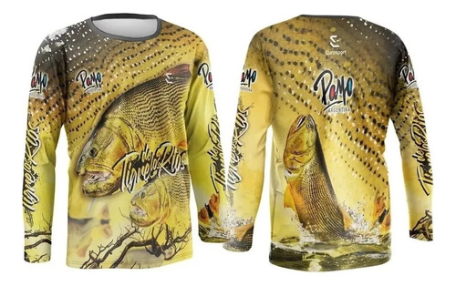 Remera Payo Secado Rápido Dorado Pesca