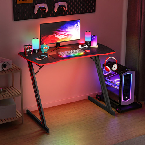 Paylesshere Escritorio De Computadora Para Juegos En Forma