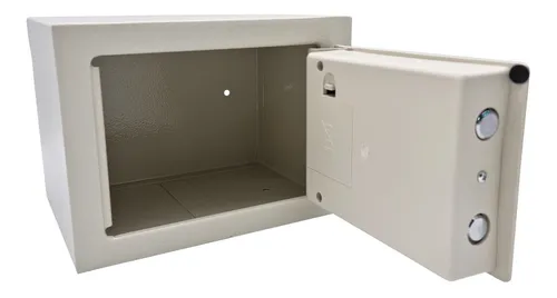 Caja Fuerte Cofre Electronica Digital Llaves Seguridad Atrix Color Crema