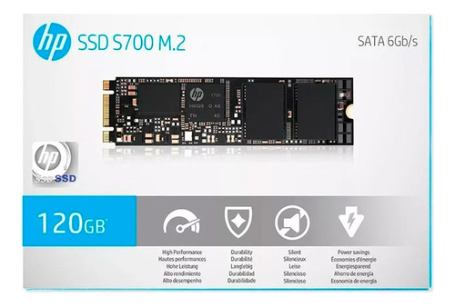 Disco Solido Interno Hp S700 120gb M.2 555mb/s 2lu78aa#abl