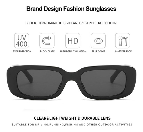 Gafas De Sol Rectangle Dollger Para Mujeres Gafas De Sol De