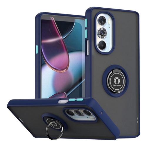 Funda Para Redmi 12t Pro Uso Rudo Anticaidas Con Anillo Azul 12t Pro