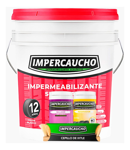 (1 - S+r+c) Impercaucho 40 - Doble Rendimiento Acabado Mate Color Blanco