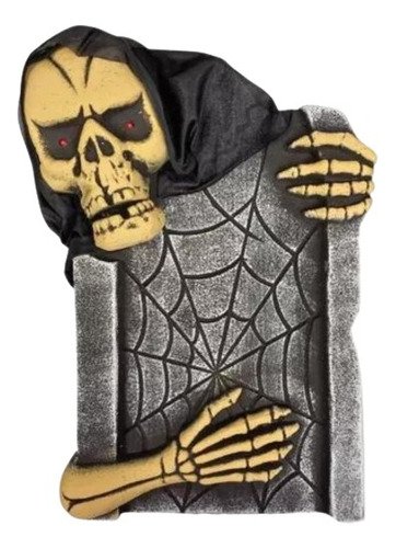 Party Store - Lapida Fantasma Esqueleto Luz Sonido Halloween