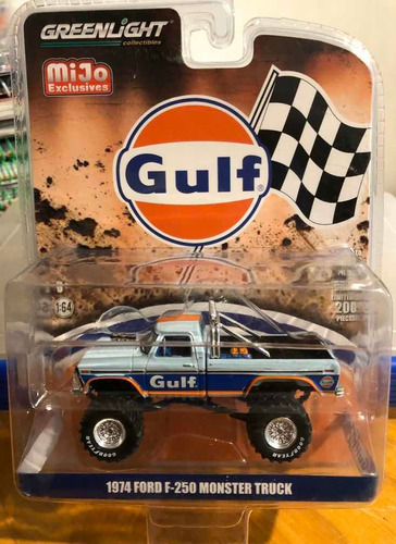 1974 Ford F-250 Monster Truck Gulf Greenlight