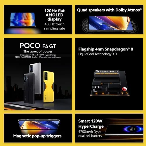 Xiaomi Poco F4 Gt 5g 21121210g 8gb 128gb Dual Sim