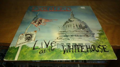 The Exploited   Live At The Whitehouse Lp Original Usa 1985